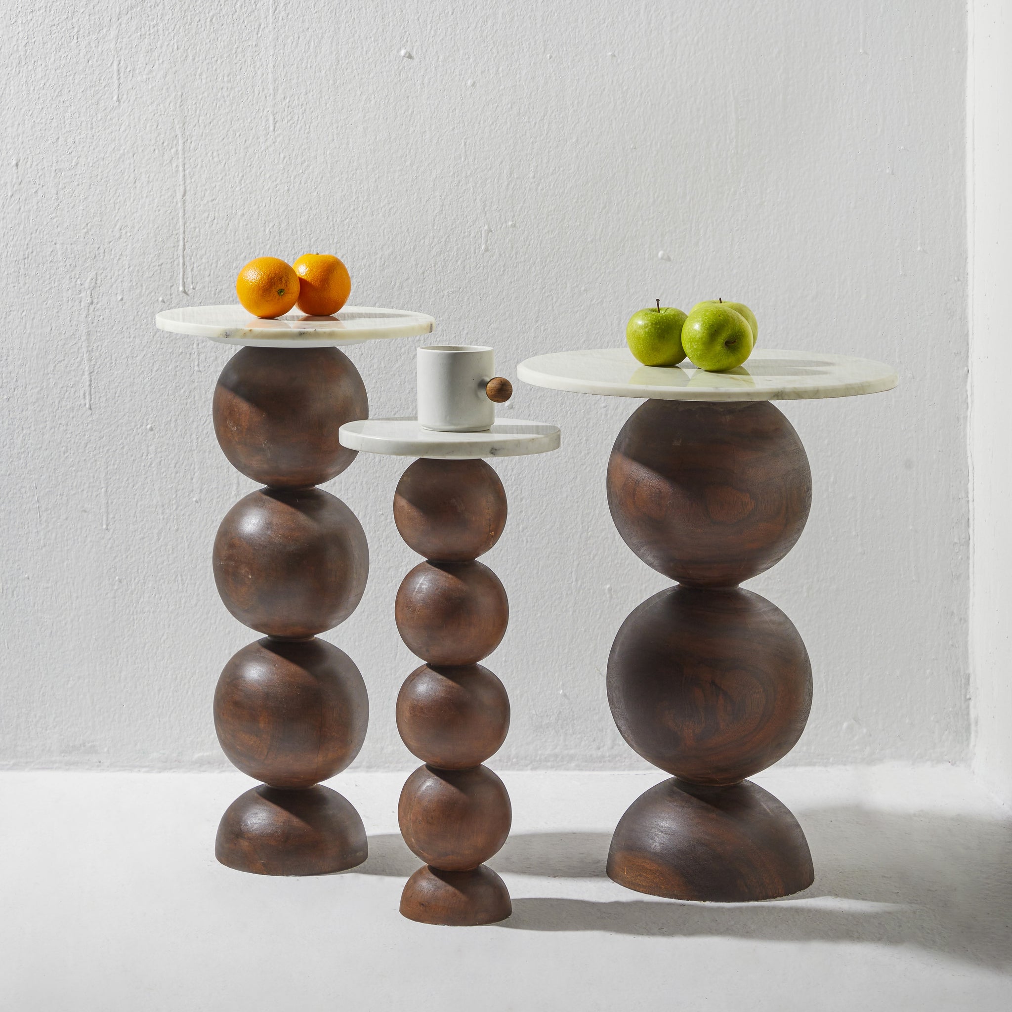 Ball Pack Table - Brown