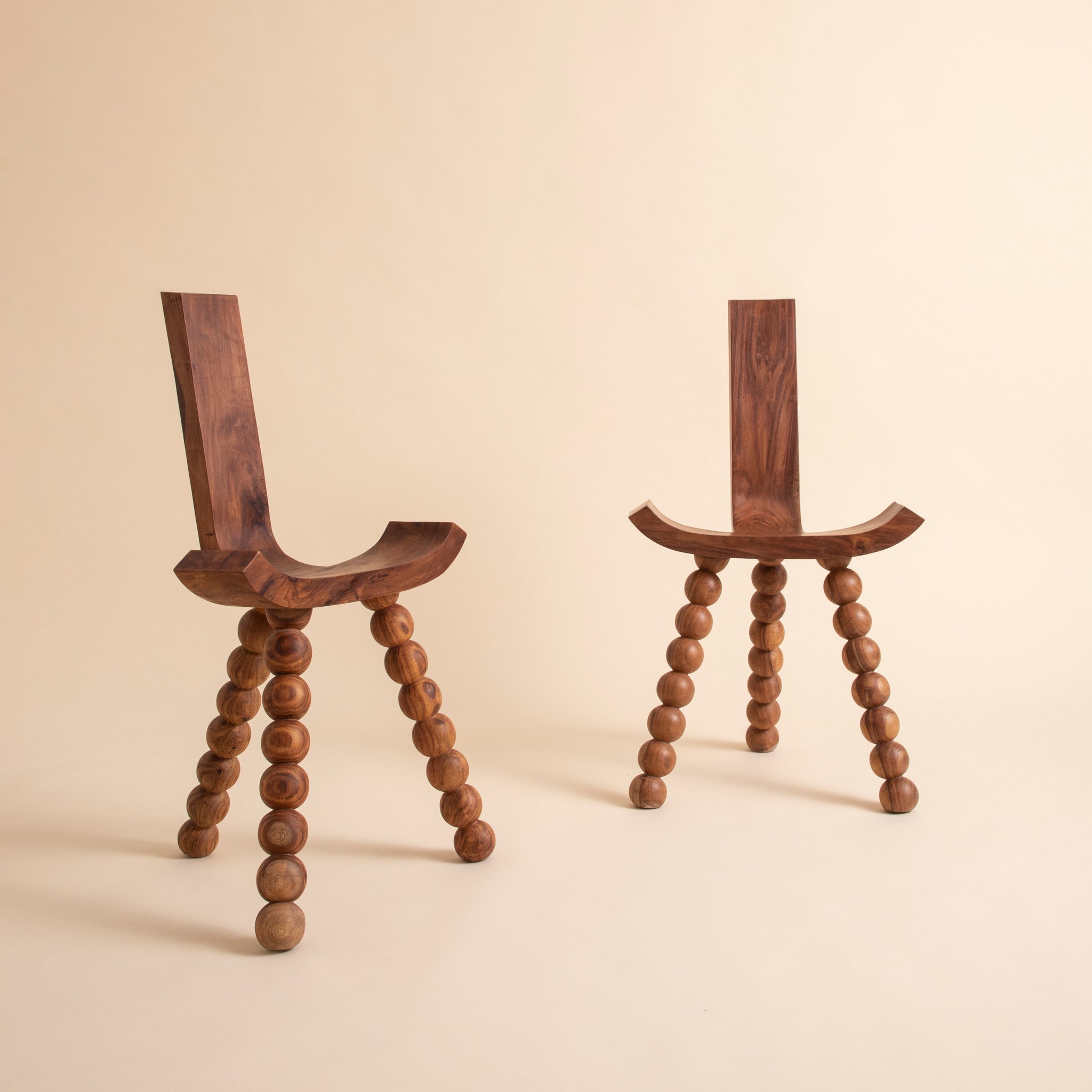 Ball Tripod Dining Chairs - Set of 2