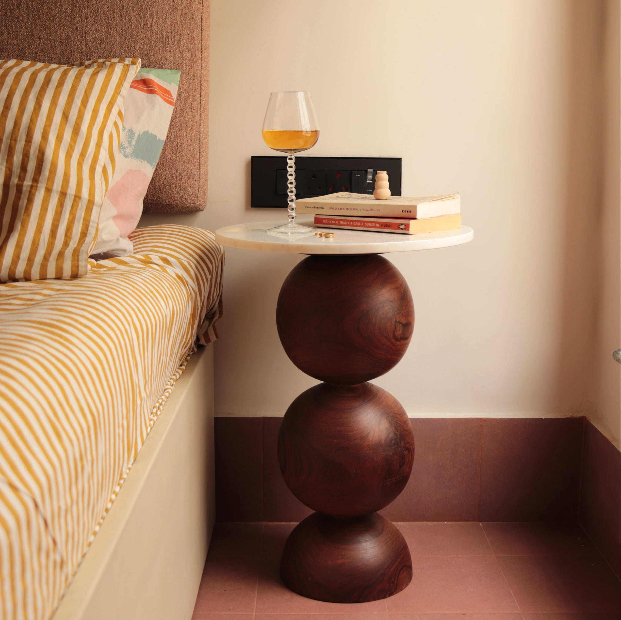 Side Table Objectry Ball Pack Table - Brown – Objectry