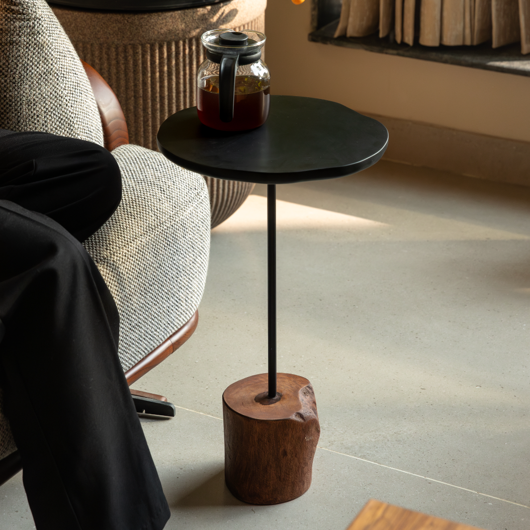 Side Table Objectry Uneven End Table – Objectry