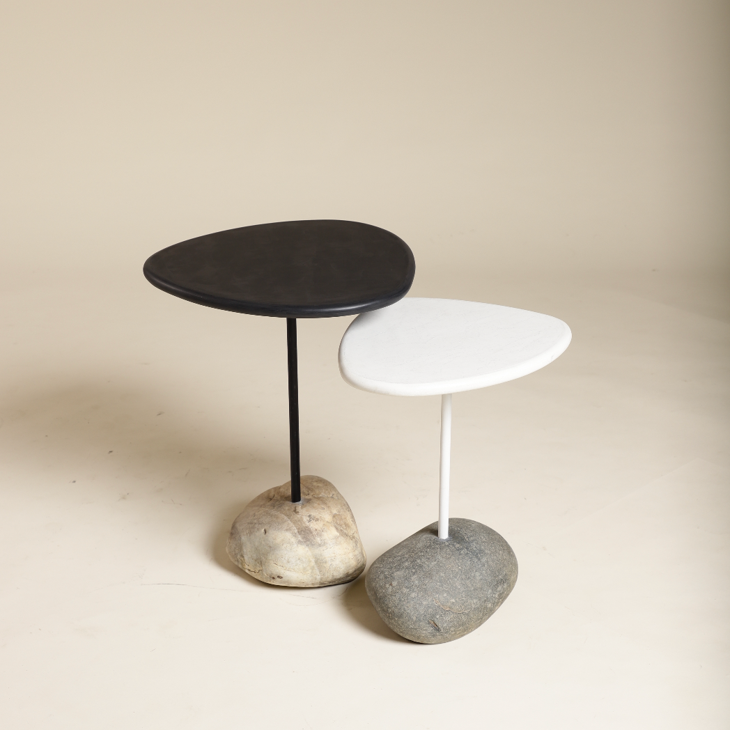 Side Table Objectry Pebble End Tables - Set of 2 – Objectry