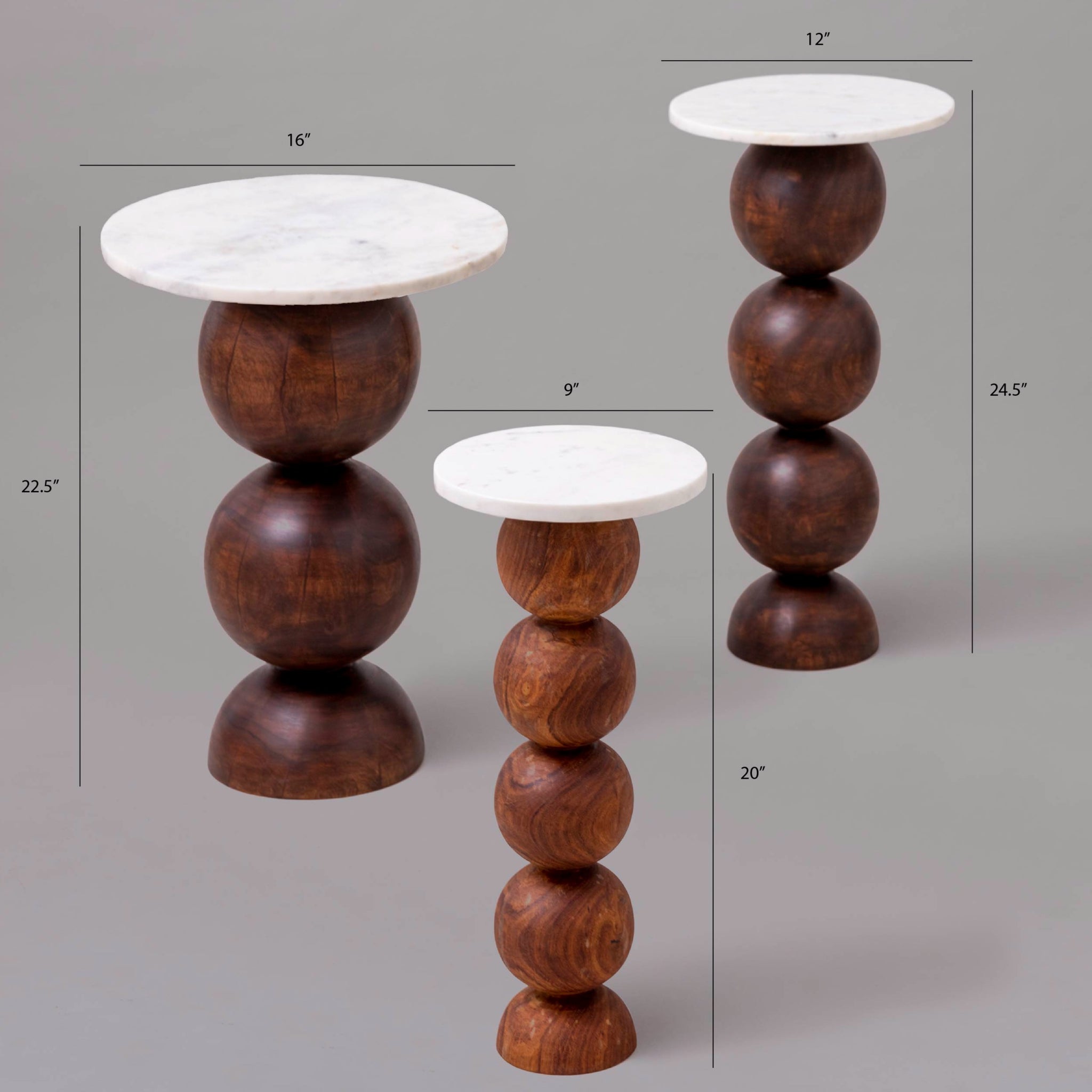 Ball Pack Table - Set of 3