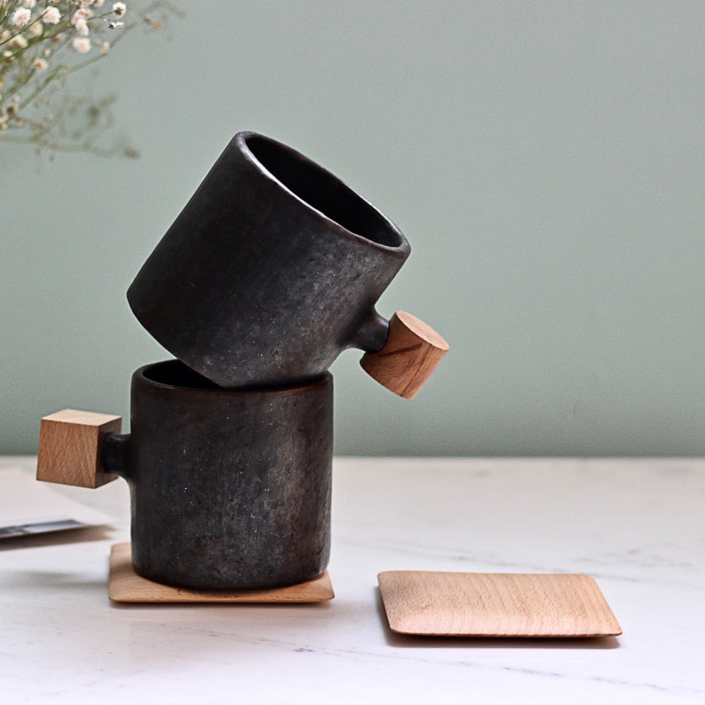 Dot Square Mug Set